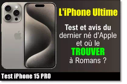 article iphone 15 pro à Romans sur Isère