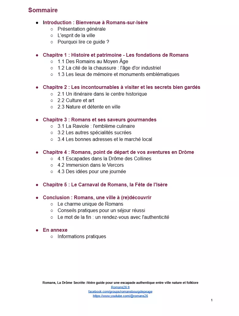 sommaire drome secrete